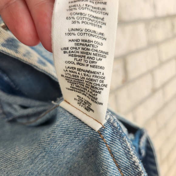 Anthropologie Avec Les Filles Patchwork Denim Jacket - Picture 6 of 6